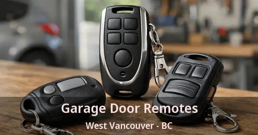 Garage Door Remotes West Vancouver - BC